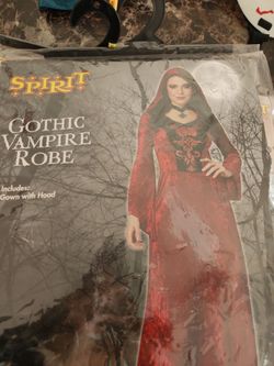 Gothic vampire robe small size