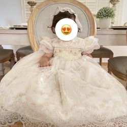 baptism dresses for Baby Girl / Ropon De Bautizo Niña