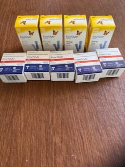 Diabetes FreeStyle 28 Gauge Lancets & blood glucose test strips