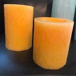 Flameless Candles With Timers!  BRAND NEW!!