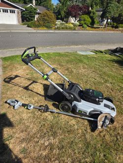 EGO lawnmower & edger