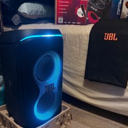 JBL PARTYBOX CLUB LIVE 120 ≠ Bluetooth Portable Speaker w/ Wireless Mic • LED Lights • 160Watts