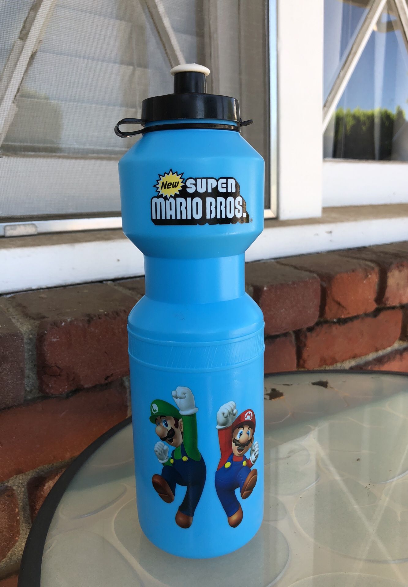 Super Mario Bros 6-Inch Plastic Water Bottle