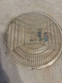 C.M. Hall Depress Beam Headlight Lens Part 11471 55-N 8-1/2" x 9-5/16"