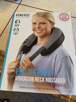 Shoulder and neck massager .