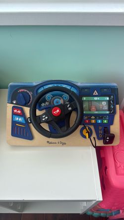Melissa & dough vroom and zoom interactive wooden dashboard