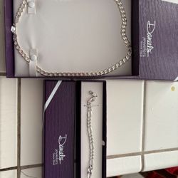 Silver Chain And Bracelet
