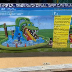 Happy Hop Crocodile Jungle Water Slide (From Costco)
