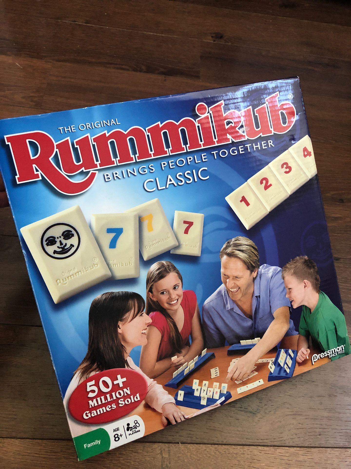Like new Rummikub game - teaches math. Up to 4 players