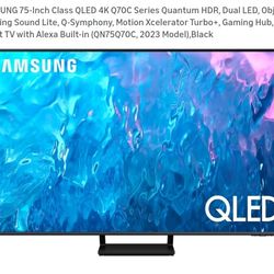 FOR PARTS Samsung QLED 75inch 4k TV