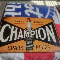 Spark Plug Sign