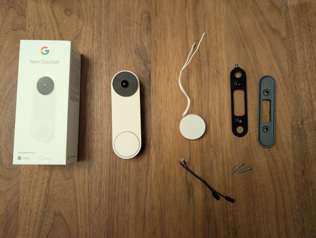 Google Nest Doorbell Wired 2nd Generation White