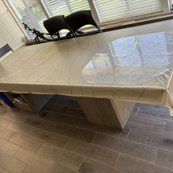 Long Table With Storage Underneath 