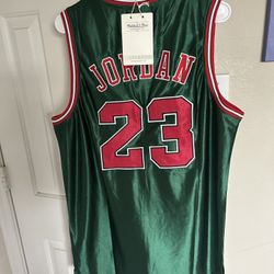 Chicago Bulls Michael Jordan green jersey size xl