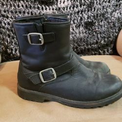 Girls Ugg biker style boots