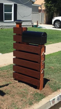 Custom Built Mailbox Stained Sealed Installed 