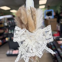 Handmade Palm Sunday candle