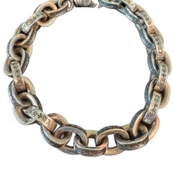 AUTHENTIC Chrome hearts large paper chain bracelet