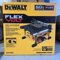 DEWALT FLEXVOLT 60V MAX Cordless Brushless 8-1/4 in. Table Saw Kit (Tool Only)