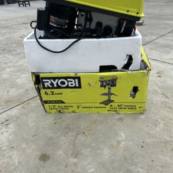 RYOBI 10 in. 5 Speed Drill Press with EXACTLINE Laser Alignment System