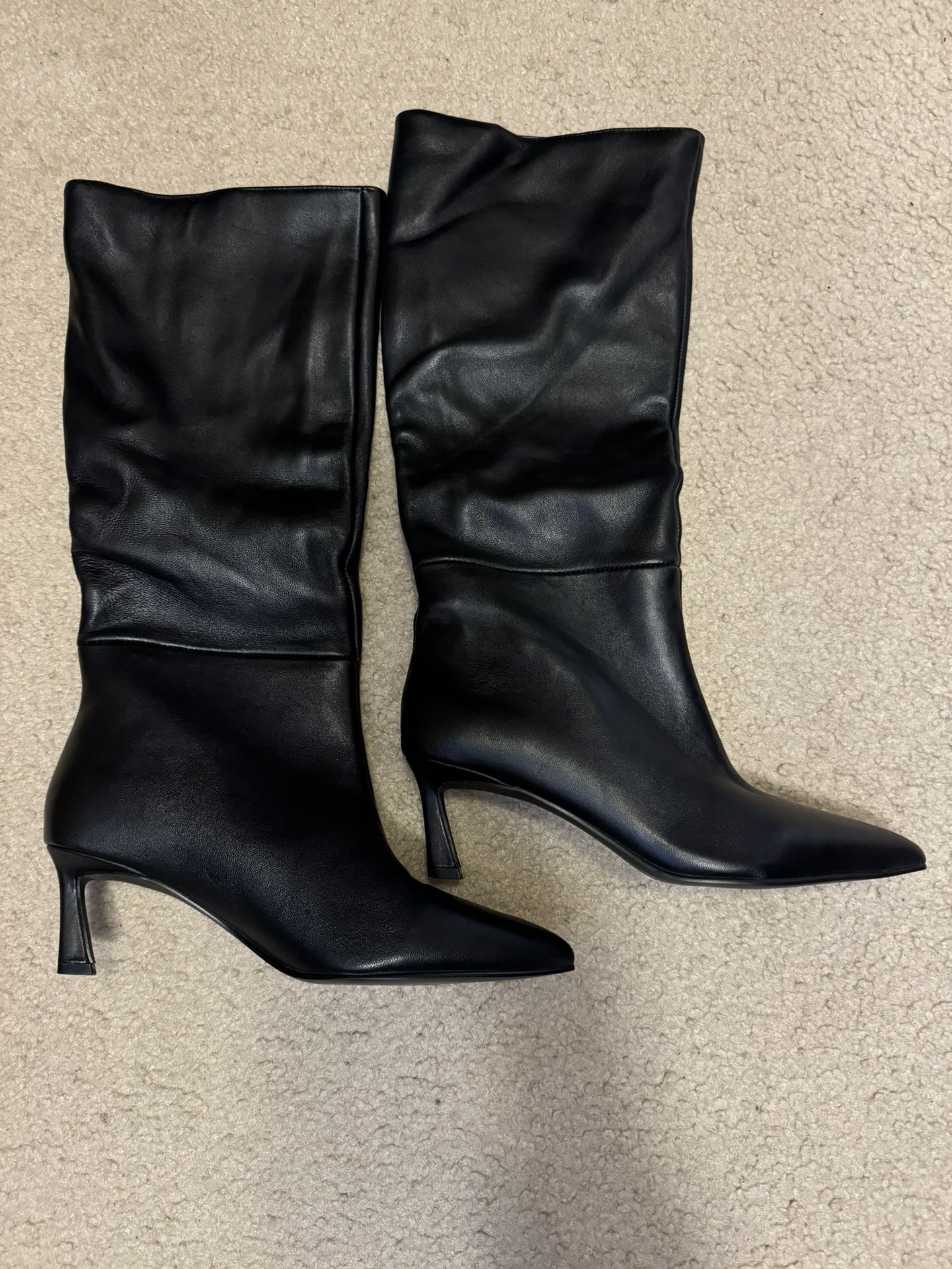 Steve Madden 8.5 Lucid Black Leather Boot