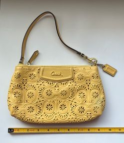 Coach mini small bag yellow