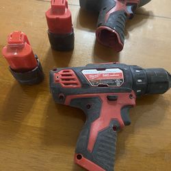 Drill M12 Con 2 Baterías