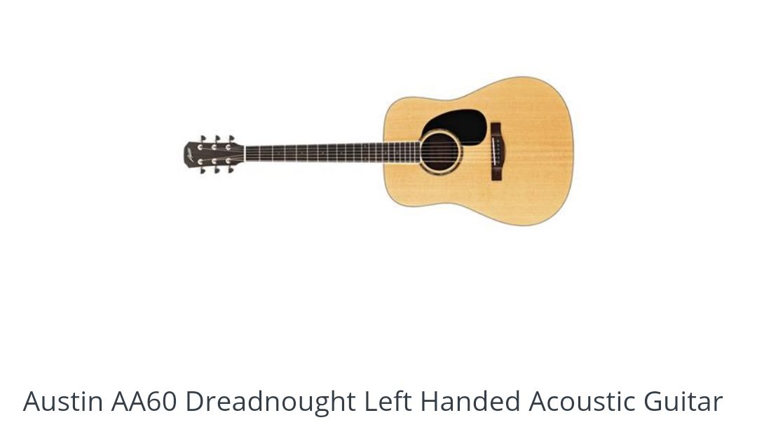 Austin left handed AA60 guitar