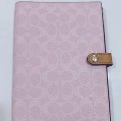 Coach Powder Pink Notebook 