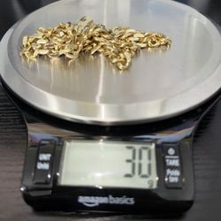 10k Gold Monaco Chain 