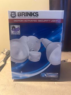 Brinks Motion Activated Security Light White