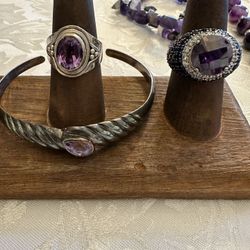 Sterling /925 and Amethyst Jewelry 