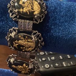Vintage Damascene  Bracelet 