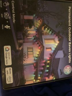 Permanent Outdoor Eaves Christmas Lights Like Govee Lights 