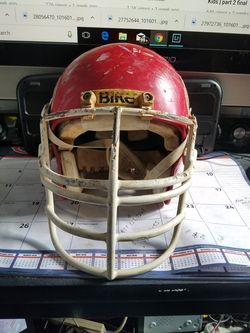 Homewood Flossmoor HS Old School Game worn Football Helmet
