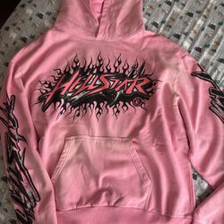 Hellstar Brainwashed Hoodie Pink (NWT Size M)