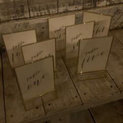 Table Numbers - 