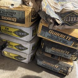 concrete bags