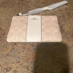 Coach Leather Wristlet