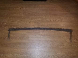 antique two-man saw