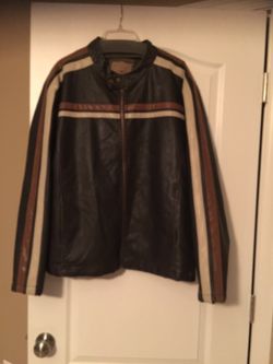 Leather Bomber Jacket