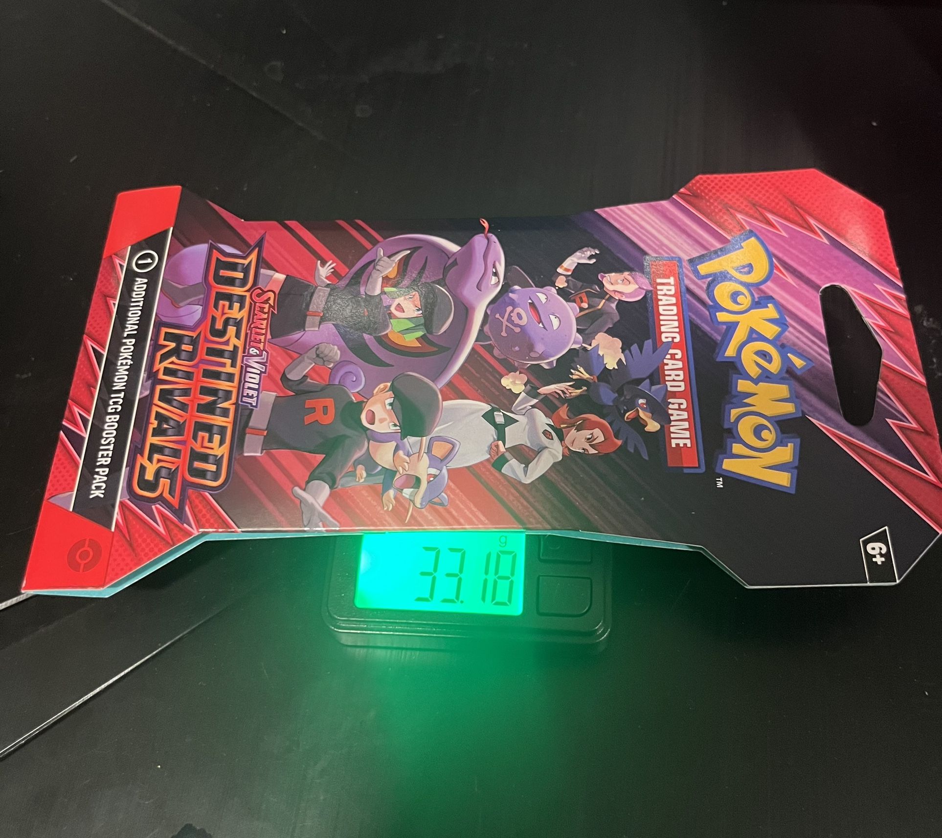 Pokemon Destined Rivals Booster Pack Sealed 33.18g SIR?? Heavy