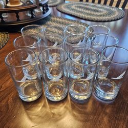 Piedmont Airlines, 8oz Glasses, Set of 12
