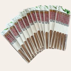 Bundle Of 12 Packages Of Wooden Chopsticks (60 Pairs)