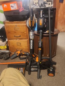 WORX lawn shrubbery tools