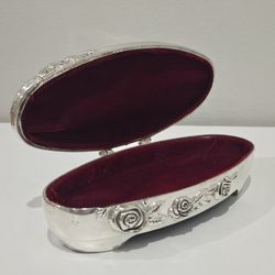 Godinger Vintage Silver Plated Jewelry Box
