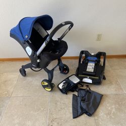 Doona Stroller With Base Blue