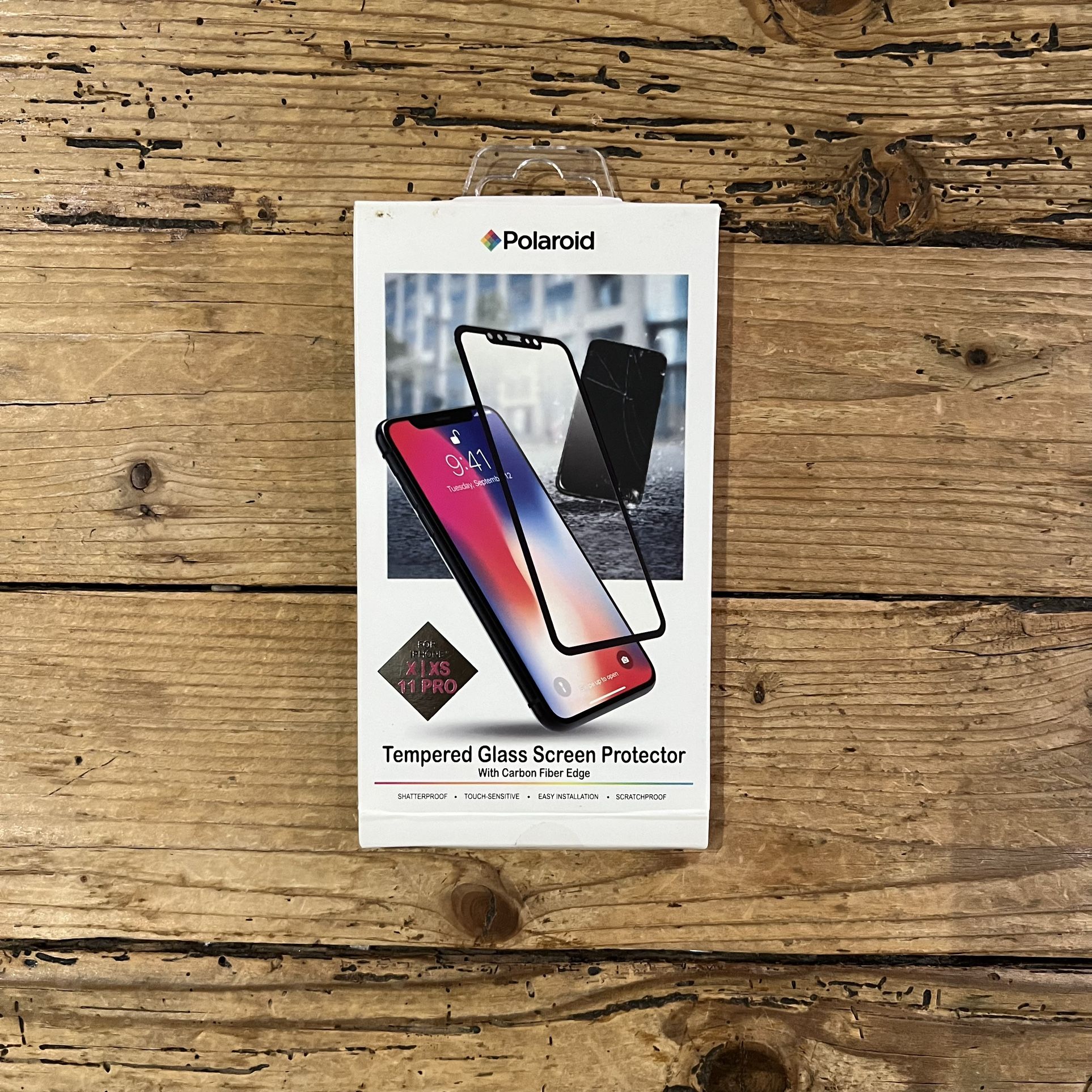 NEW Polaroid iPhone X/ XS/ 11 PRO Temper Glass Screen Protector