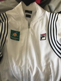 Fila Tennis Jackets and BNP Paribas Open Polo shirts