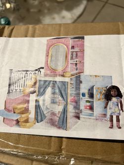 American Doll Custom Dollhouse Closet